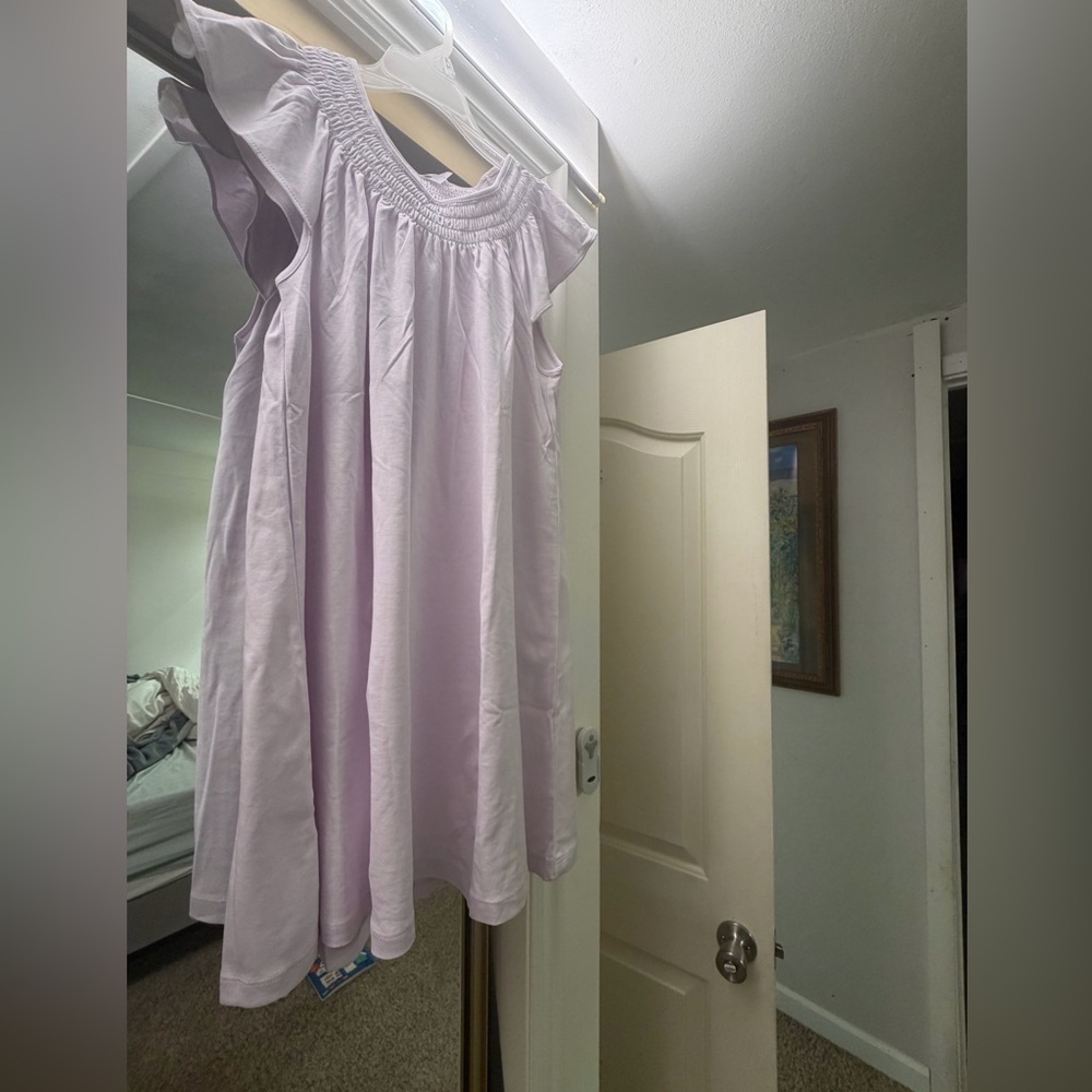 Lake lavender smocked nightgown